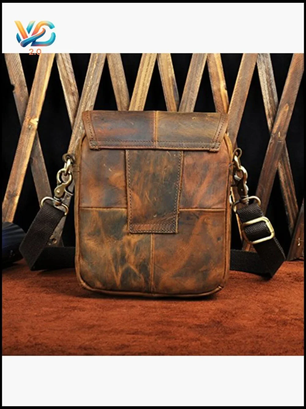 Mini Messenger Crossbody Bag Leather Fashion Organizer Waist Belt Pack